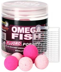 Starbaits Pop Up Boilies Omega Fish Fluo